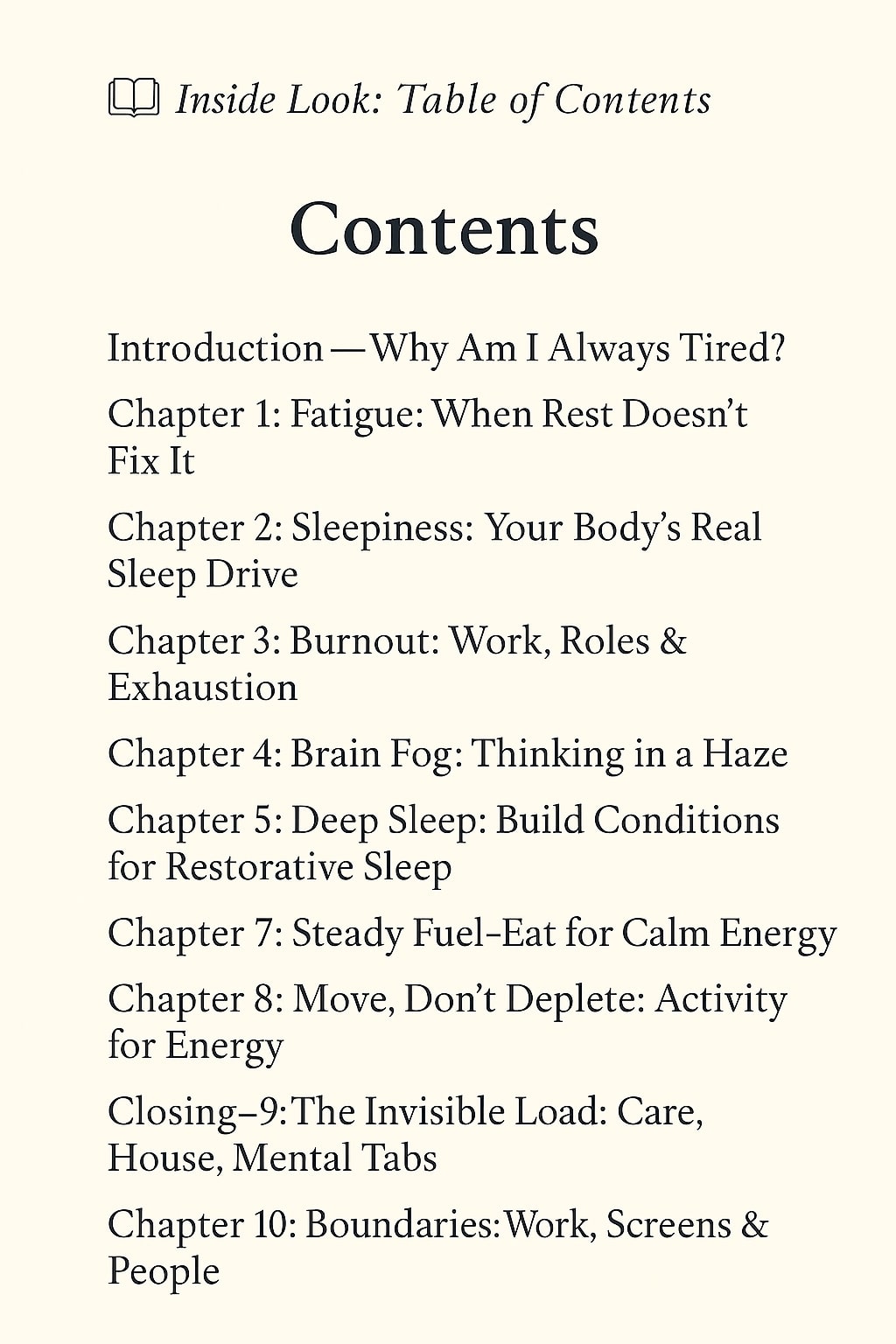Why Am I Always Tired? - A Women’s Guide to Energy, Boundaries, and Designing a Kinder Day - Praaneticc