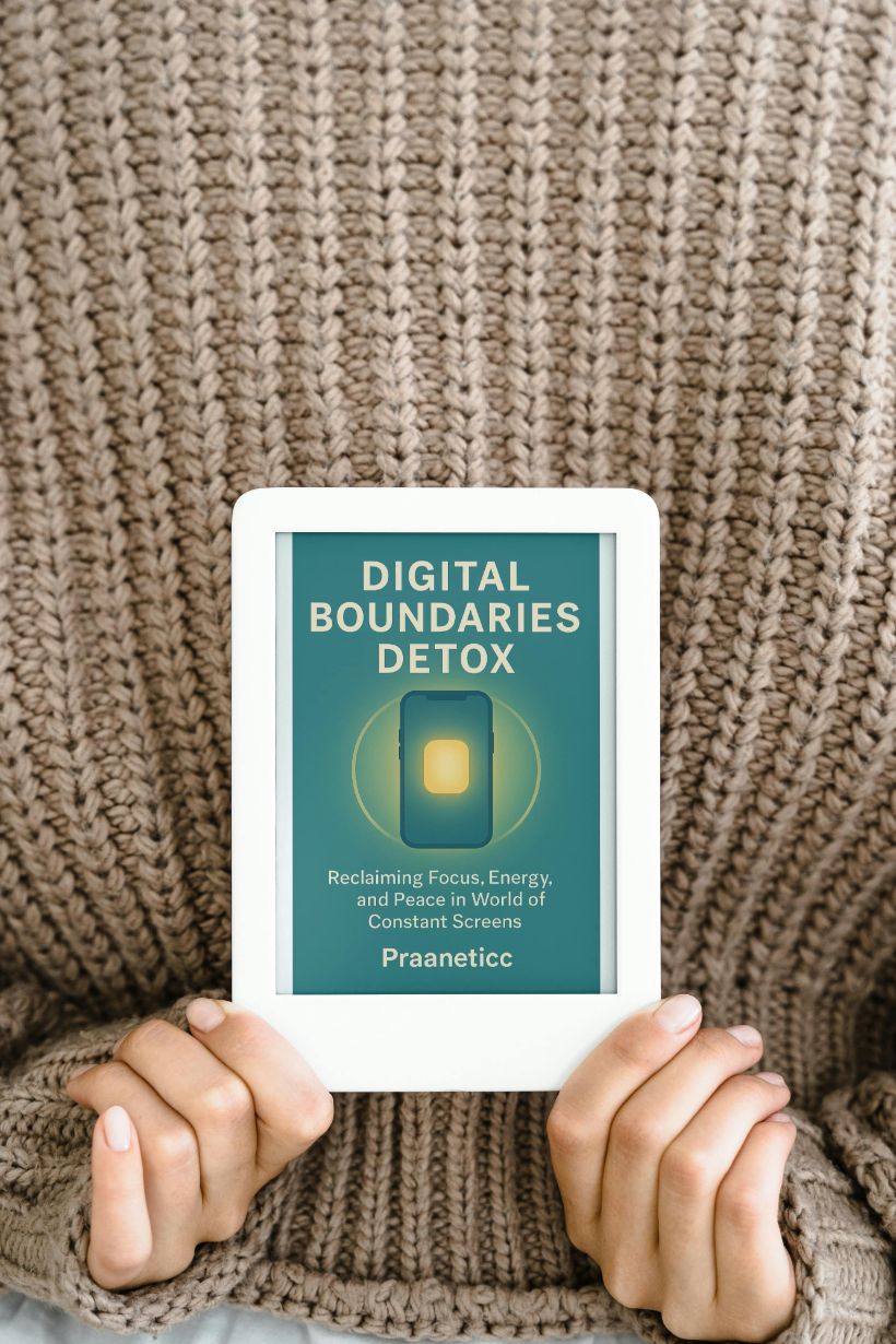 Digital Boundaries Detox - Reclaiming Focus, Energy, and Peace in a World of Constant Screens - Praaneticc