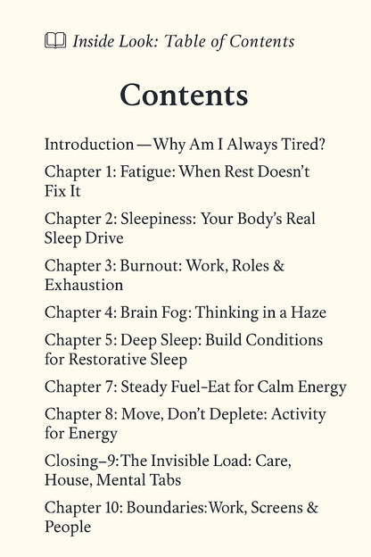 Why Am I Always Tired? - A Women’s Guide to Energy, Boundaries, and Designing a Kinder Day - Praaneticc